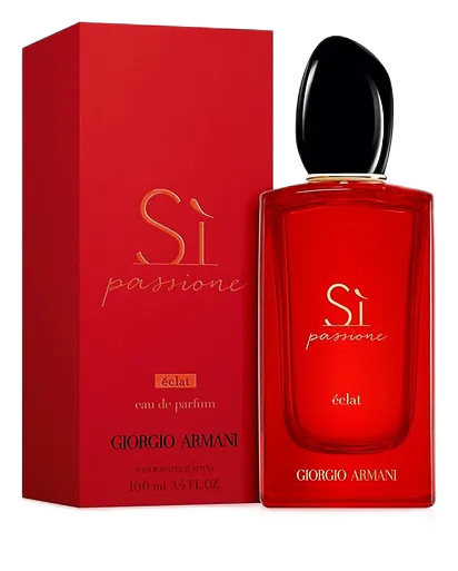 Armani Sì Passione Éclat Eau de Parfum da donna 100ml scatolato in Stile 100ML